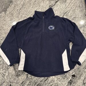 Penn State Nittany Lions NCAA Genuine Stuff GS Pullover Jacket Size Large Heavy